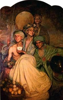 unknow artist Arab or Arabic people and life. Orientalism oil paintings  543 France oil painting art
